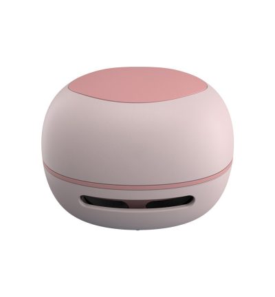 Pink Cordless Tabletop Crumb Sweeper - USB Rechargeable Mini Vacuum for Desk