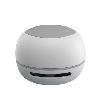 White Cordless Tabletop Crumb Sweeper - USB Rechargeable Mini Vacuum for Desk