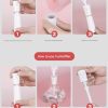 Red 2 in 1 Cool Mist Humidifier and Facial Moisturizer - USB Rechargeable Portable Nano Sprayer - Image 6