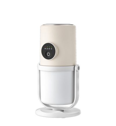 Beige + Base ortable Desktop Dual-Spray Humidifier with Air Purification for Office and Bedroom