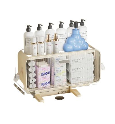 Toilet storage rack (floor-standing) + 2 hands + eyes (large size)