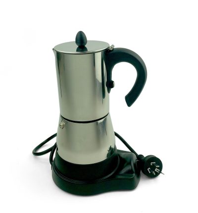 Electric Espresso Moka Coffee Maker 4Cups Stainless Steel Italian Classic AU STOCK