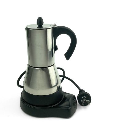 Electric Espresso Moka Coffee Make 6Cups Stainless Steel Italian Classic AU STOCK
