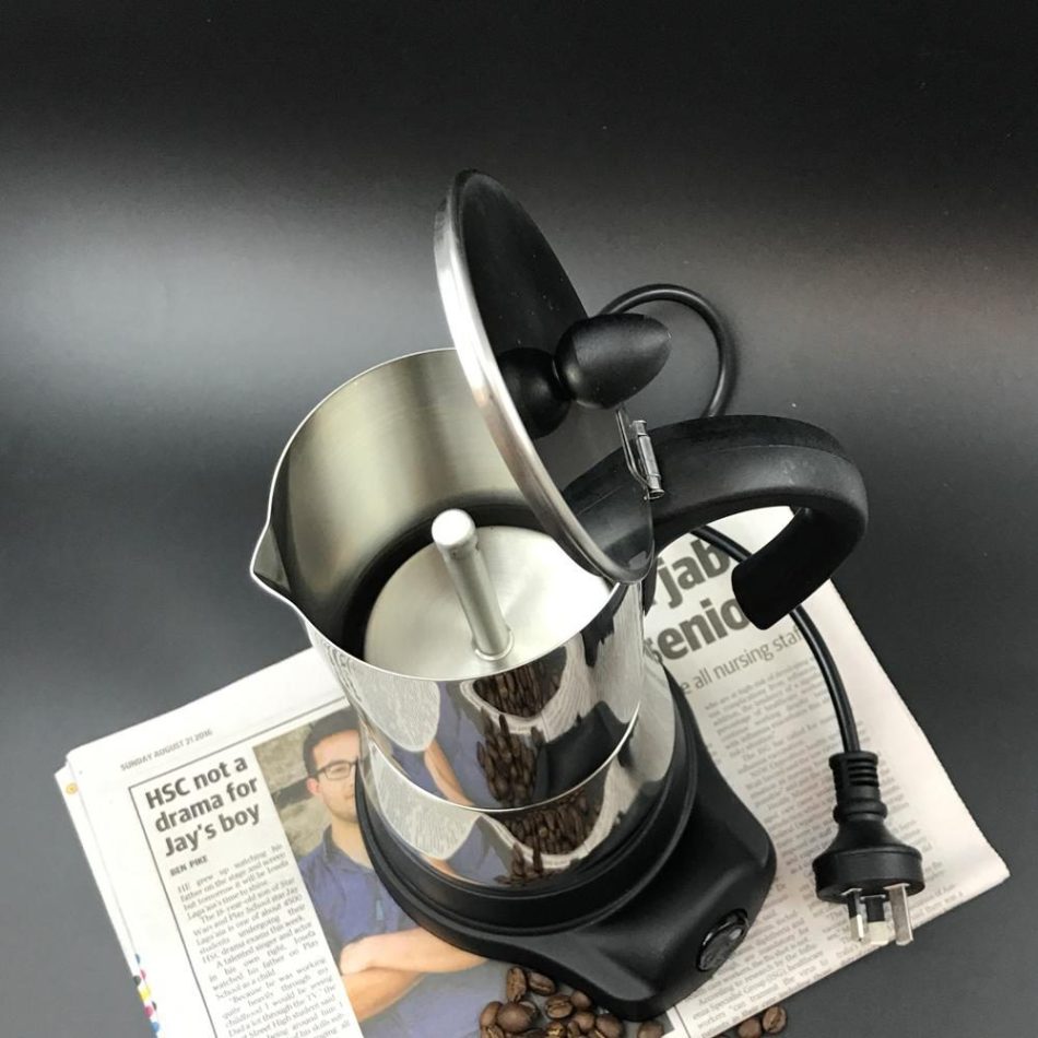 Electric Espresso Moka Coffee Make 6Cups Stainless Steel Italian Classic AU STOCK - Image 5