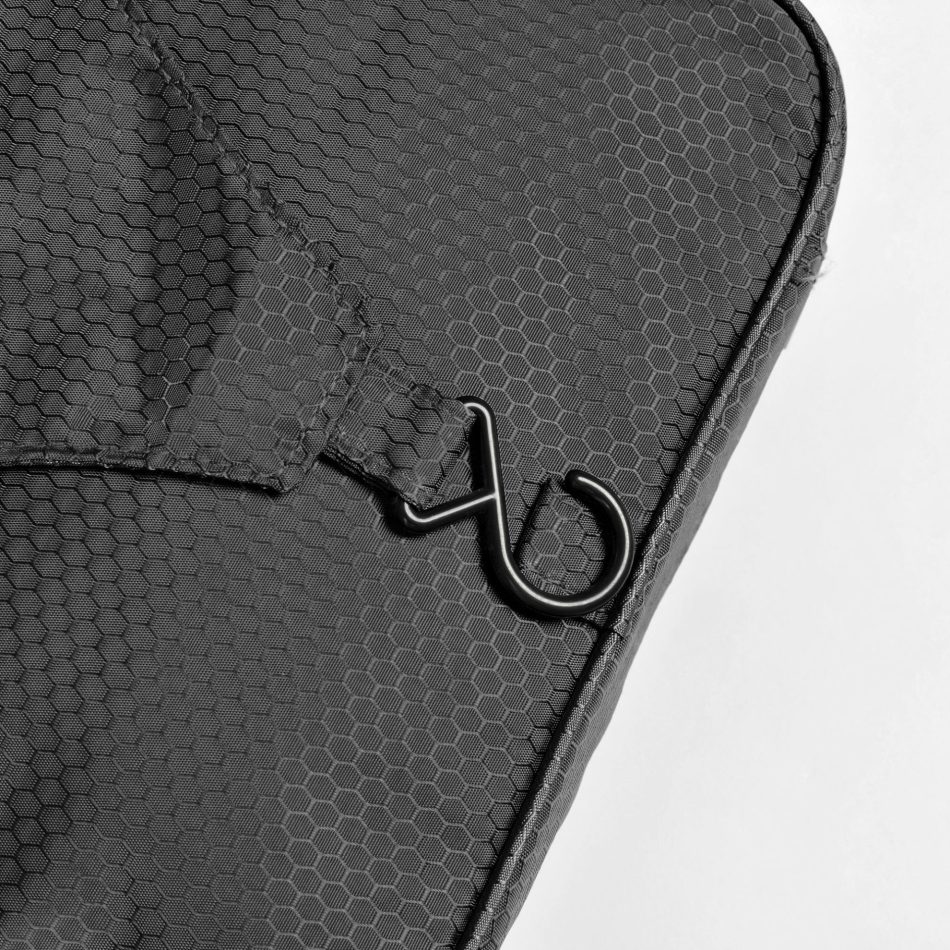 Travel Waterproof Hanging Toiletry Bag - Black - Image 4