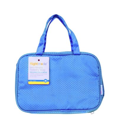 Travel Waterproof Hanging Toiletry Bag - Blue