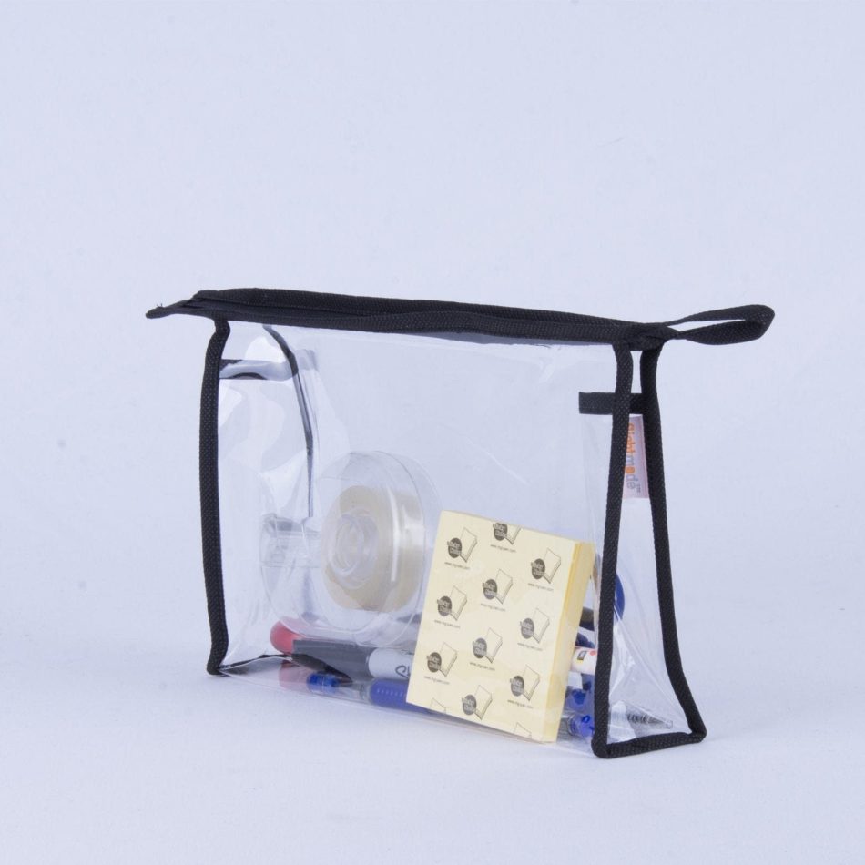 Waterproof PVC Clear Zippered Carry Pouch - Image 5