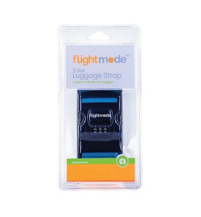 Flight Mode 180cm 3 Dial Travel Luggage Adjustable Strap Lock