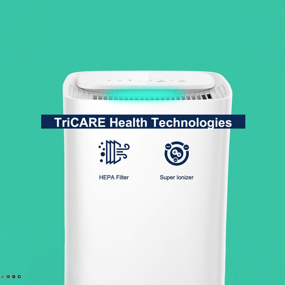 Midea FreshDry Dehumidifier Air Purifier 12L/Day with HEPA Filter Low Noise - Image 3