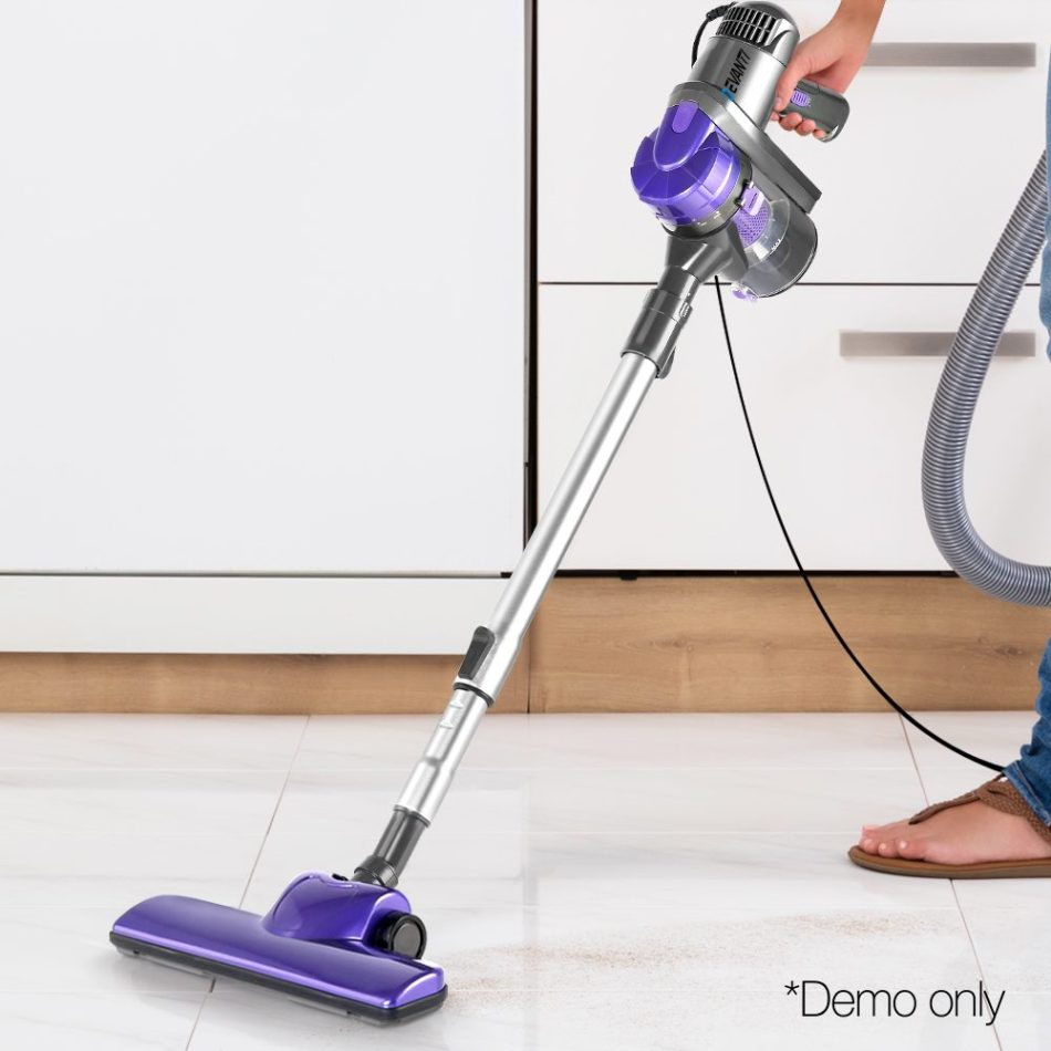 Devanti Stick Vacuum Cleaner Handheld Corded 450W Purple - Image 7