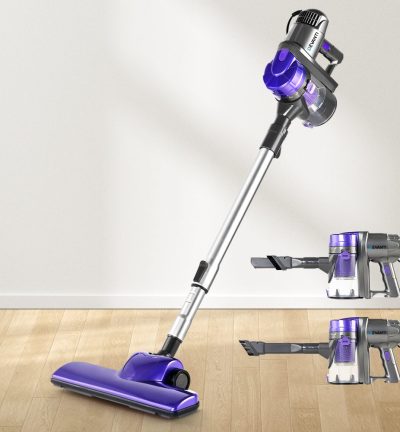 Devanti Stick Vacuum Cleaner Handheld Corded 450W Purple