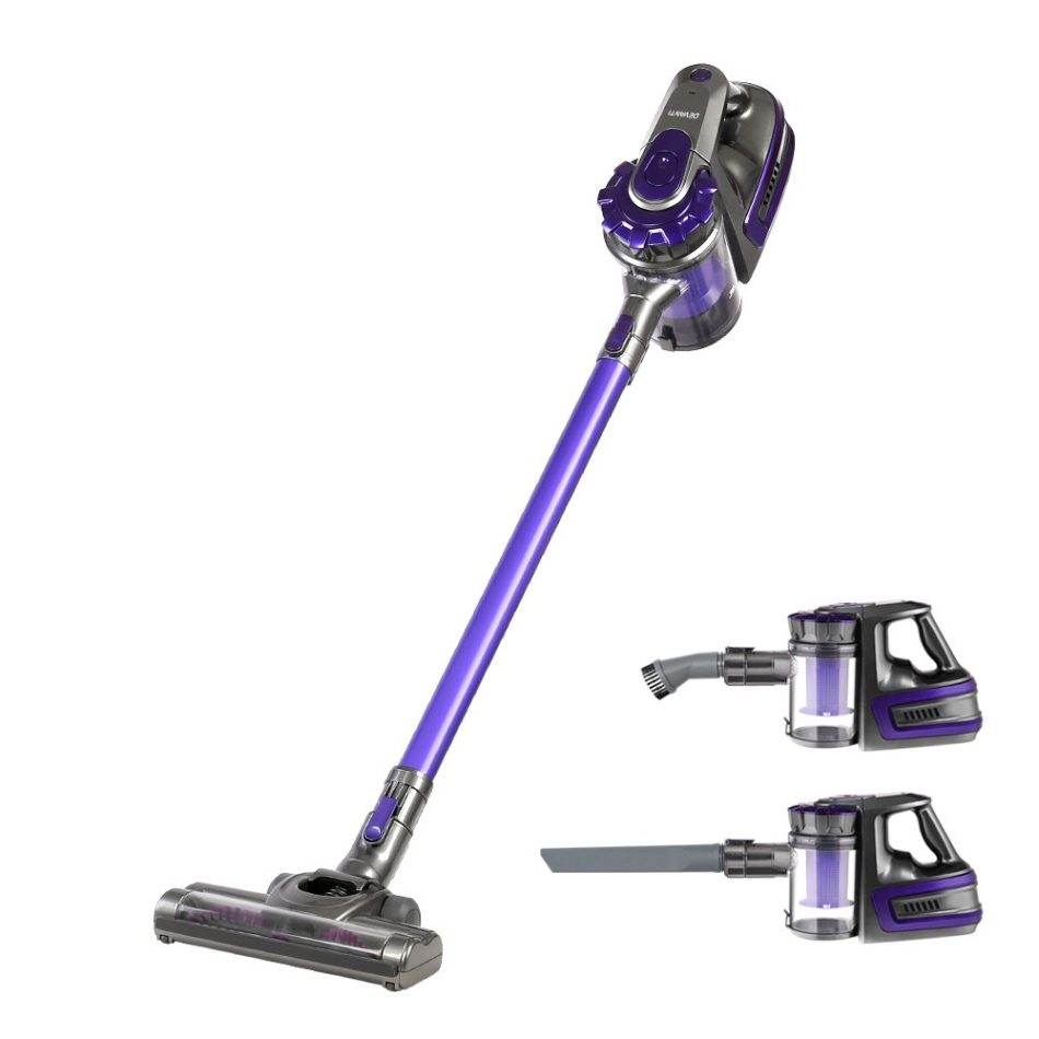 Devanti Stick Vacuum Cleaner Bagless Cordless 150W Purple - Image 8