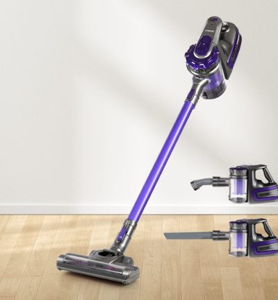 Devanti Stick Vacuum Cleaner Bagless Cordless 150W Purple