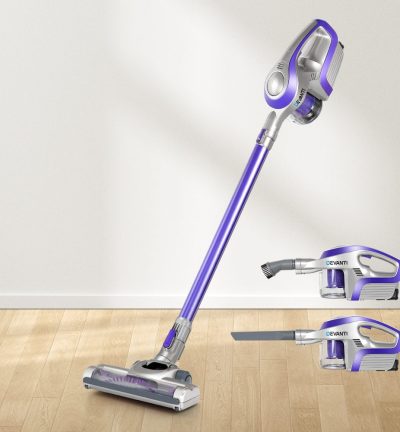 Devanti Stick Vacuum Cleaner Bagless Cordless 150W Purple