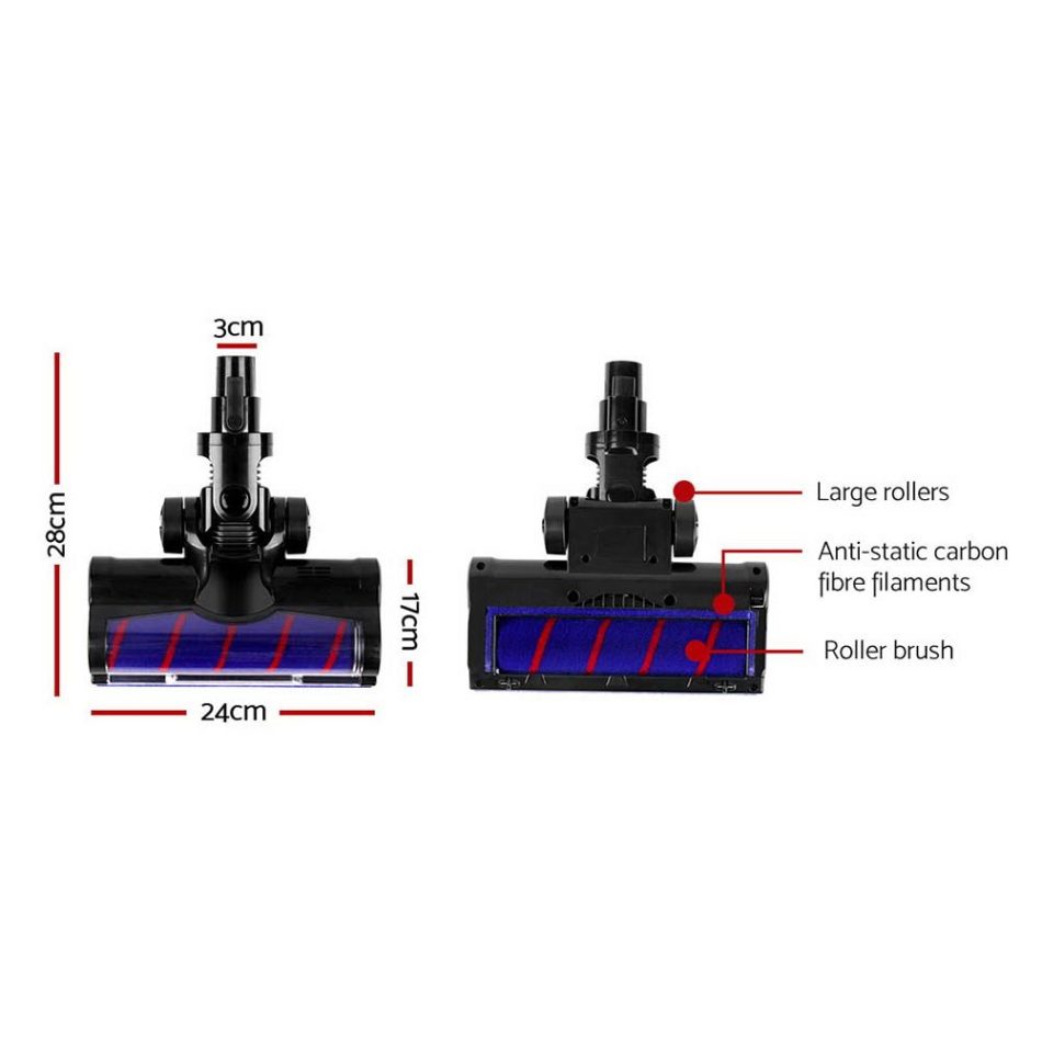 Devanti Stick Vacuum Cleaner Motorised Roller Brush Head - Image 2