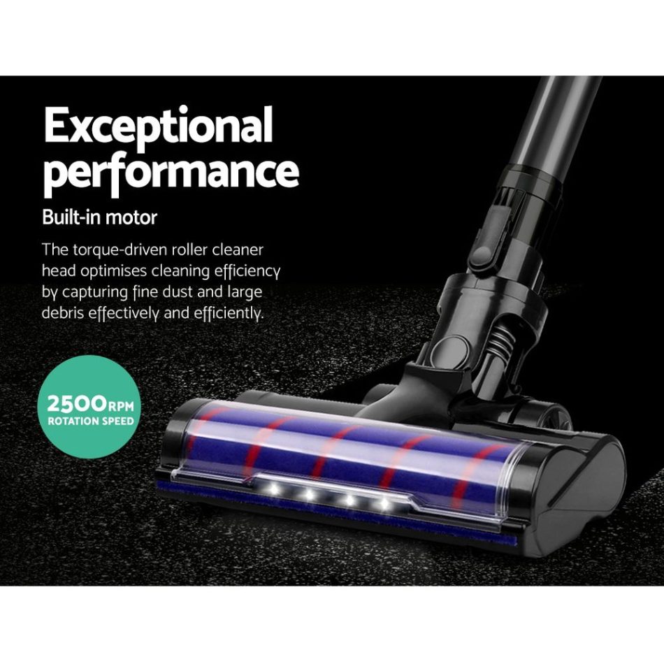 Devanti Stick Vacuum Cleaner Motorised Roller Brush Head - Image 4