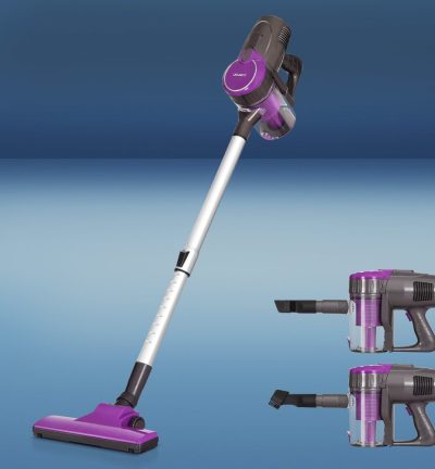 Devanti Stick Vacuum Cleaner Bagless Corded 500W Purple