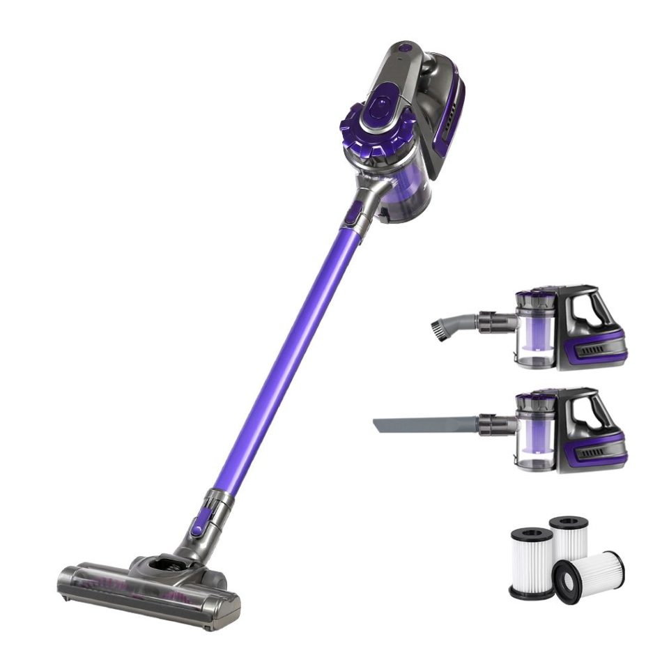 Devanti Stick Vacuum Cleaner Cordless HEPA Filter Purple - Image 7