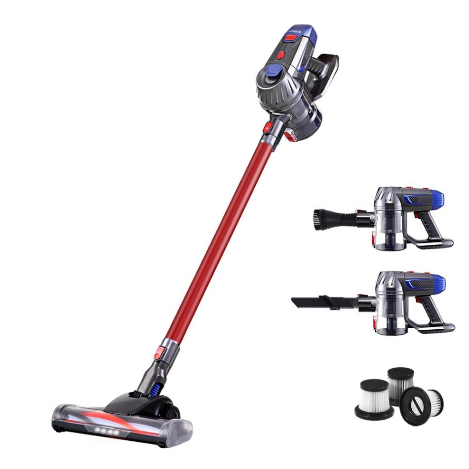 Devanti Stick Vacuum Cleaner HEPA Filter Red 150W - Image 7