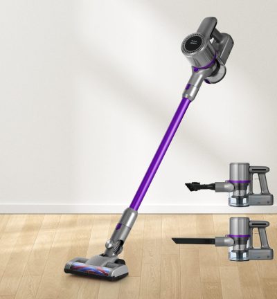 Devanti Stick Vacuum Cleaner Bagless Cordless 120W Purple