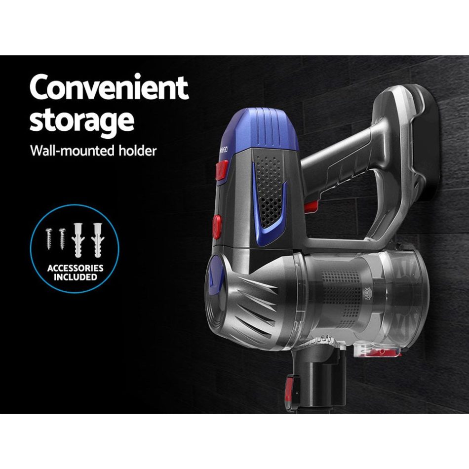 Devanti Stick Vacuum Cleaner Bagless Cordless 150W Gold - Image 5