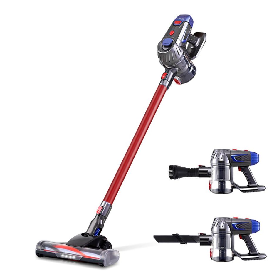 Devanti Stick Vacuum Cleaner Bagless Cordless Red 150W - Image 7