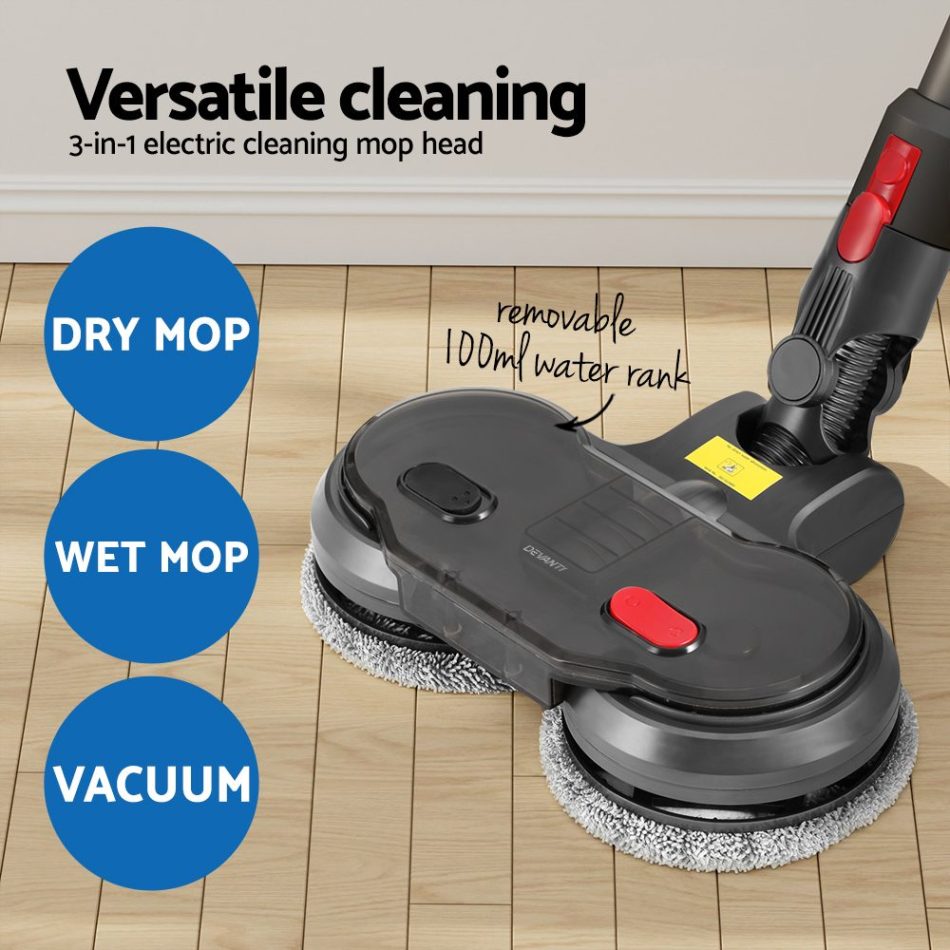 Devanti Electric Mop Head for Dyson V7 8 10 11 15 - Image 4