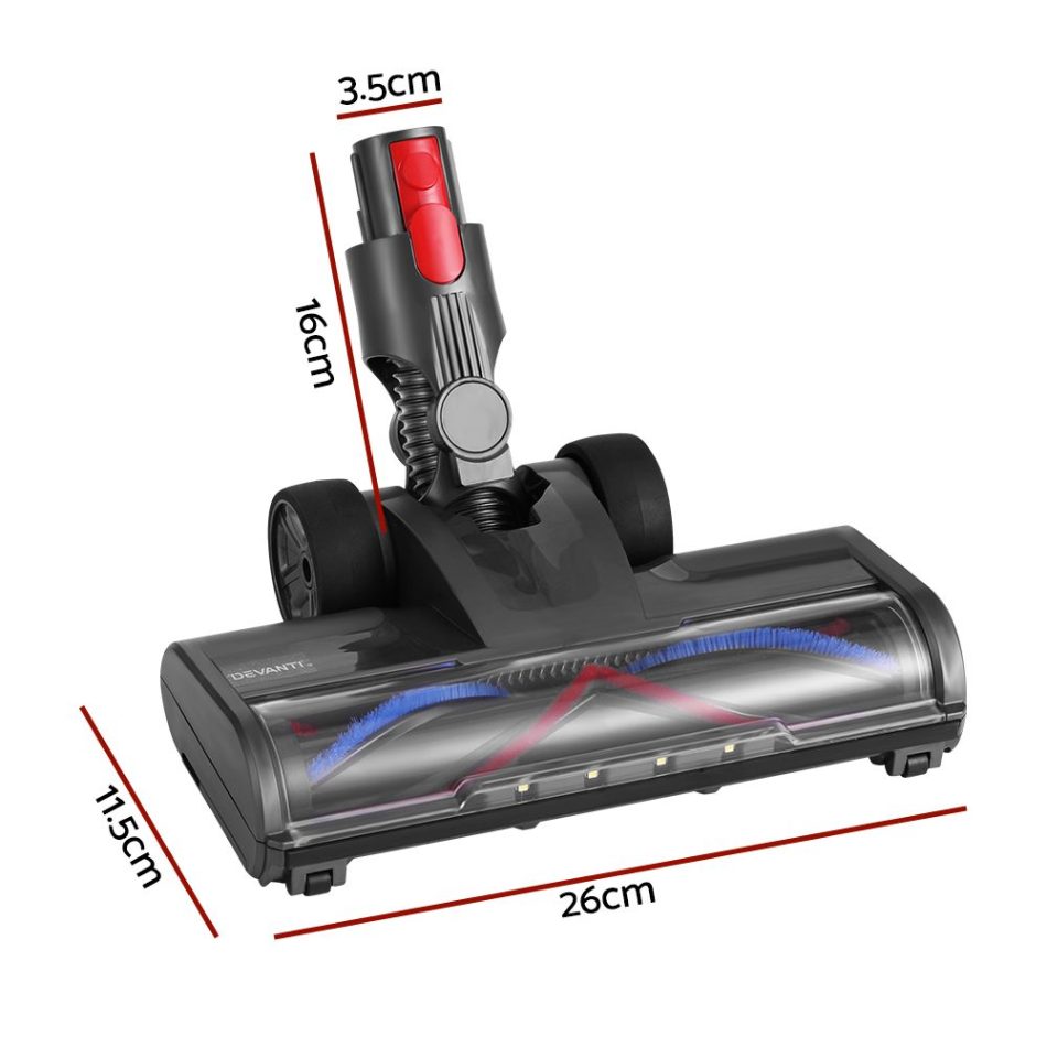 Devanti Brush Roller Vacuum Cleaner Head for Dyson V7 8 10 11 15 - Image 2