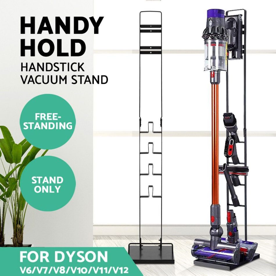 Artiss Freestanding Dyson Vacuum Cleaner Stand for V6 7 8 10 11 Black - Image 3