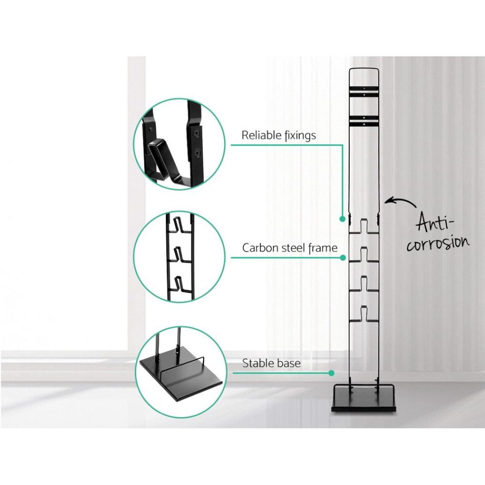 Artiss Freestanding Dyson Vacuum Cleaner Stand for V6 7 8 10 11 Black - Image 5