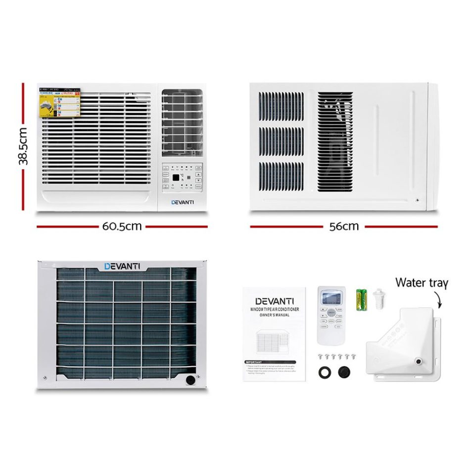 Devanti Window Air Conditioner 2.7kW - Image 2