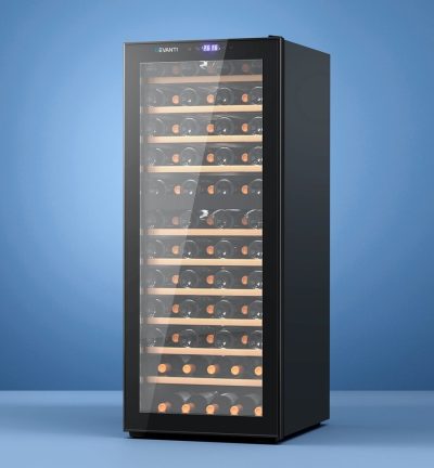 Devanti Wine Fridge Cooler Compressor Dual Zone 80 Bottles