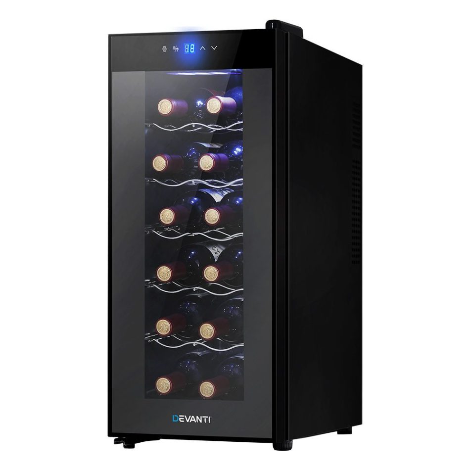 Devanti Wine Fridge Cooler 12 Bottles - Image 8