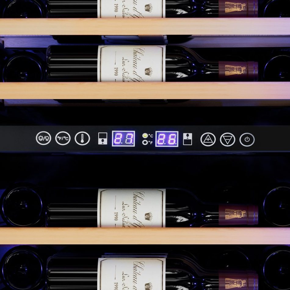 Devanti Wine Fridge Cooler Dual Zone 128 Bottles - Image 4