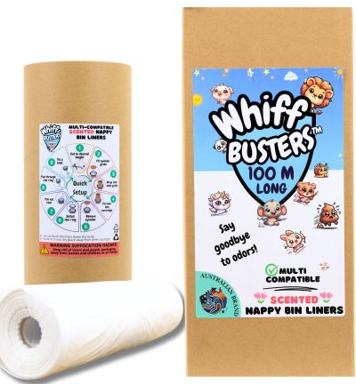 Whiff Busters 100m Scented Nappy Bin Liner Refills