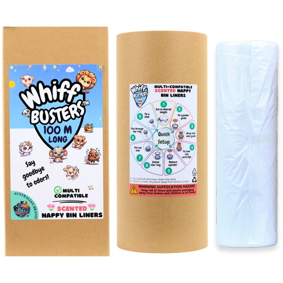 Whiff Busters 100m Scented Nappy Bin Liner Refills - Image 2