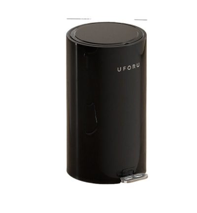 Black circular garbage bin 20L 23.8cm * 33.5cm