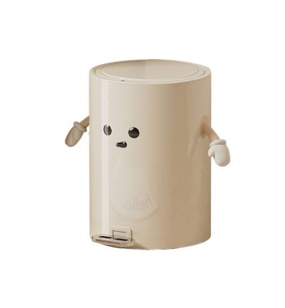 Round trash can 12L, 2 hands+eyes