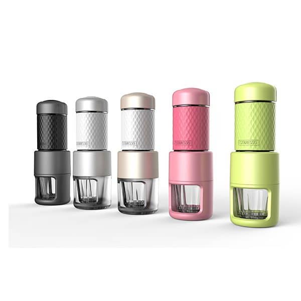 STARESSO Coffee Maker Red Dot Award Winner Portable Espresso Cappuccino Quick Cold Brew Manual Coffee Maker Machines All in One - Pink - Image 2