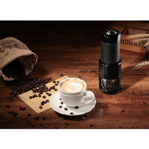 STARESSO Coffee Maker Red Dot Award Winner Portable Espresso Cappuccino Quick Cold Brew Manual Coffee Maker Machines All in One - Pink - Image 6