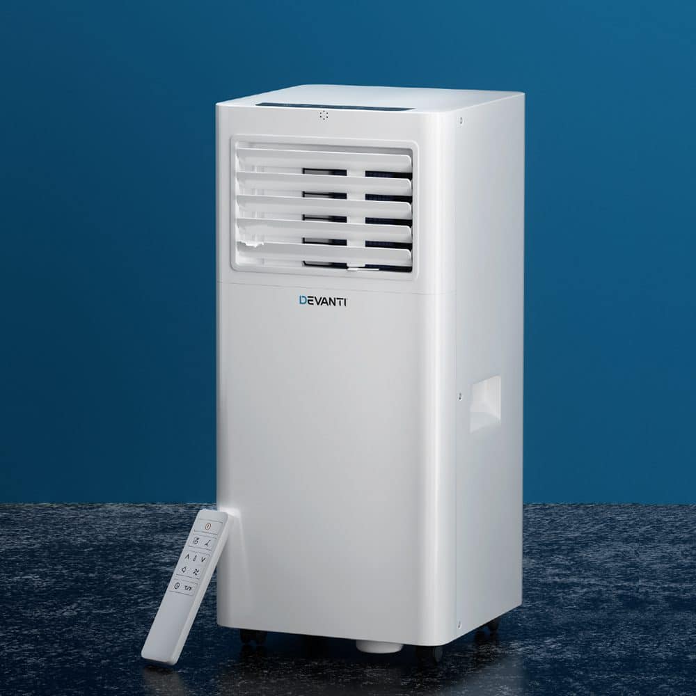 Devanti Portable Air Conditioner 7000BTU Cooling Mobile Fan Cooler Dehumidifier - Image 7
