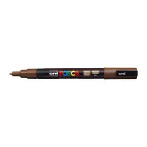 Posca PC-3M Fine Blt Mrkr Brwn