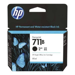 HP 711B 80ML Matte Black INK Cartridge - T100 / T120 / T125 / T130 / T520 / T530