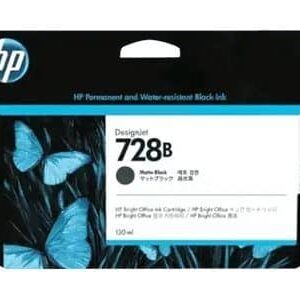 HP 728B 130ML Matte Black Designjet INK - T730 / T830