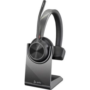 Poly Voyager 4310 UC Monaural Headset Bt700 Usb-A Adapter Charging Stand