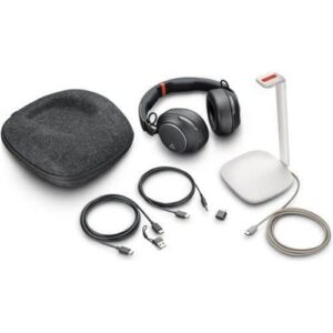 Poly Voyager Surround 85 UC US B-C Headset Usb-C/A Adapter Charging Stand