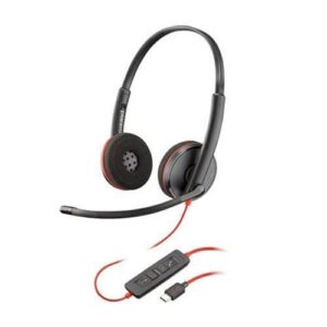 Poly Blackwire 3220 Stereo USB -C Headset Usb-C/A Adapter B ULK