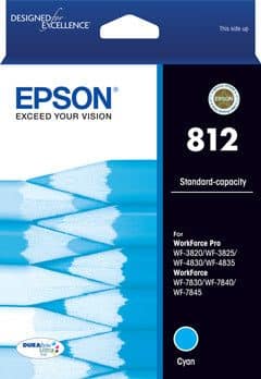 Epson 812 ink cartridge 1 pc(s) Original Standard Yield Cyan