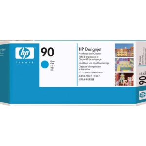 HP 90 Cyan Printhead AND Printhead Cleaner - 4000