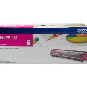 Brother TN-251M MAGENTA TONER CARTRIDGE TO SUIT HL-3150CDN/3170CDW/MFC-9140CDN/9330CDW/9335CDW/9340CDW /DCP-9015CDW(1,400 Pages)
